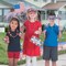 6 3/4" x 4 3/4" Patriotic Red, White & Blue Glasses Craft Kit - Makes 12